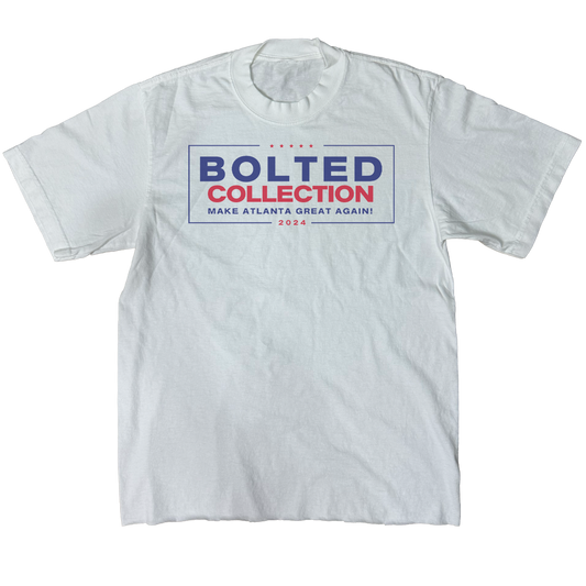 Bolted MAGA White Tee