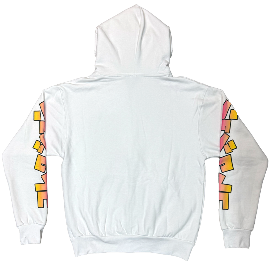 WHITE S*X HOODIE ZIP-UP