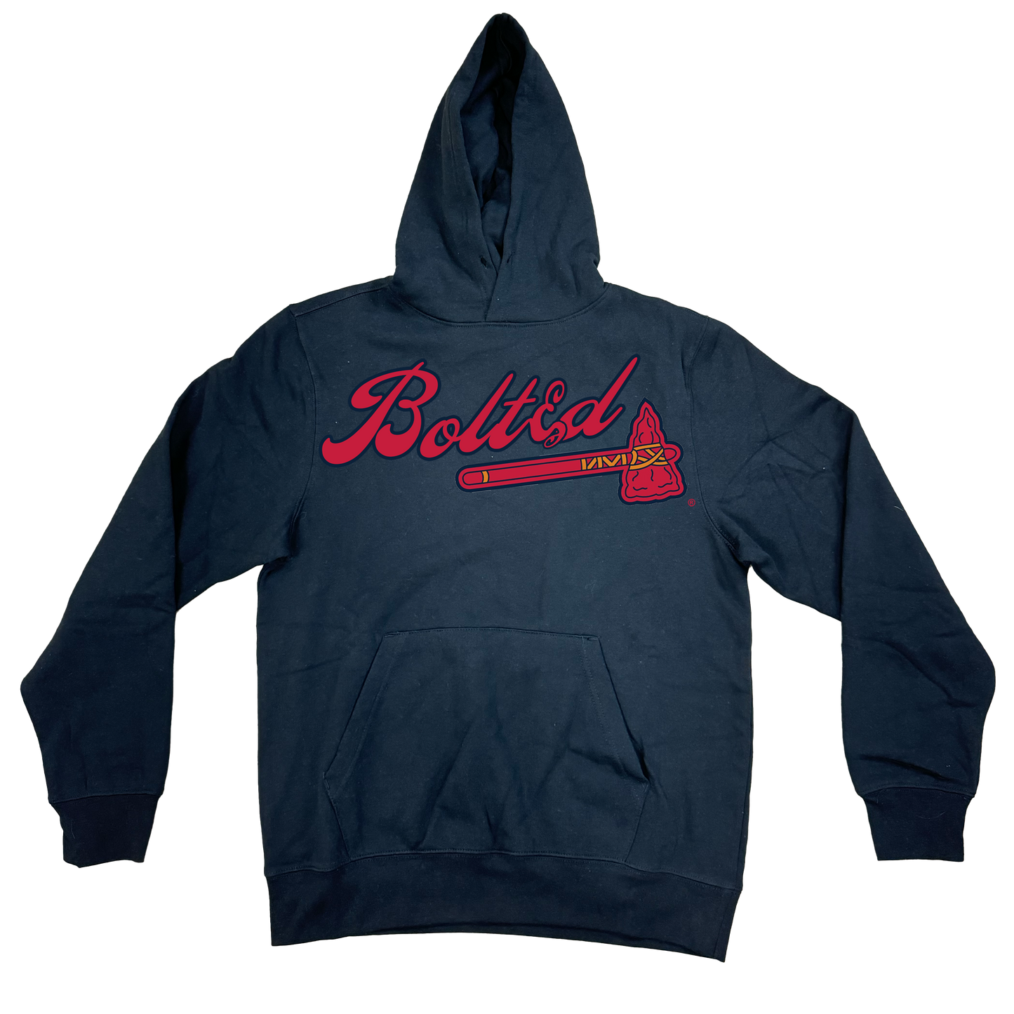 Bolted Braves Printed Hoodie