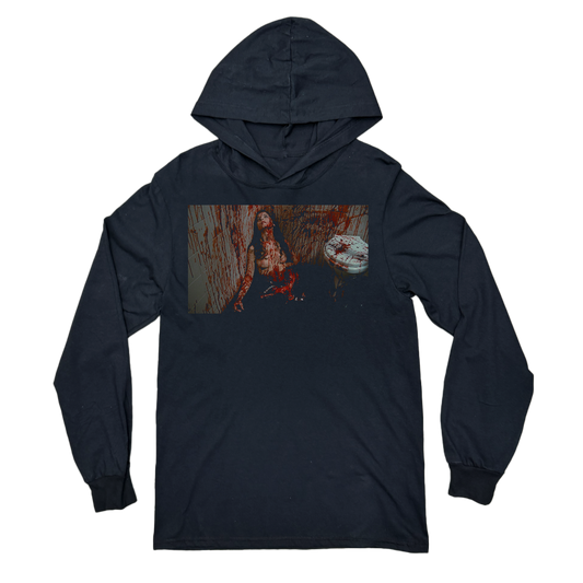 Bloody Bathroom Hooded Long Sleeve