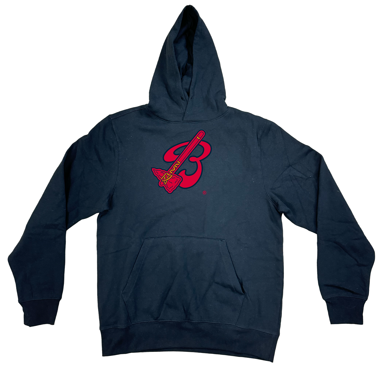 Bolted B Logo Printed Hoodie