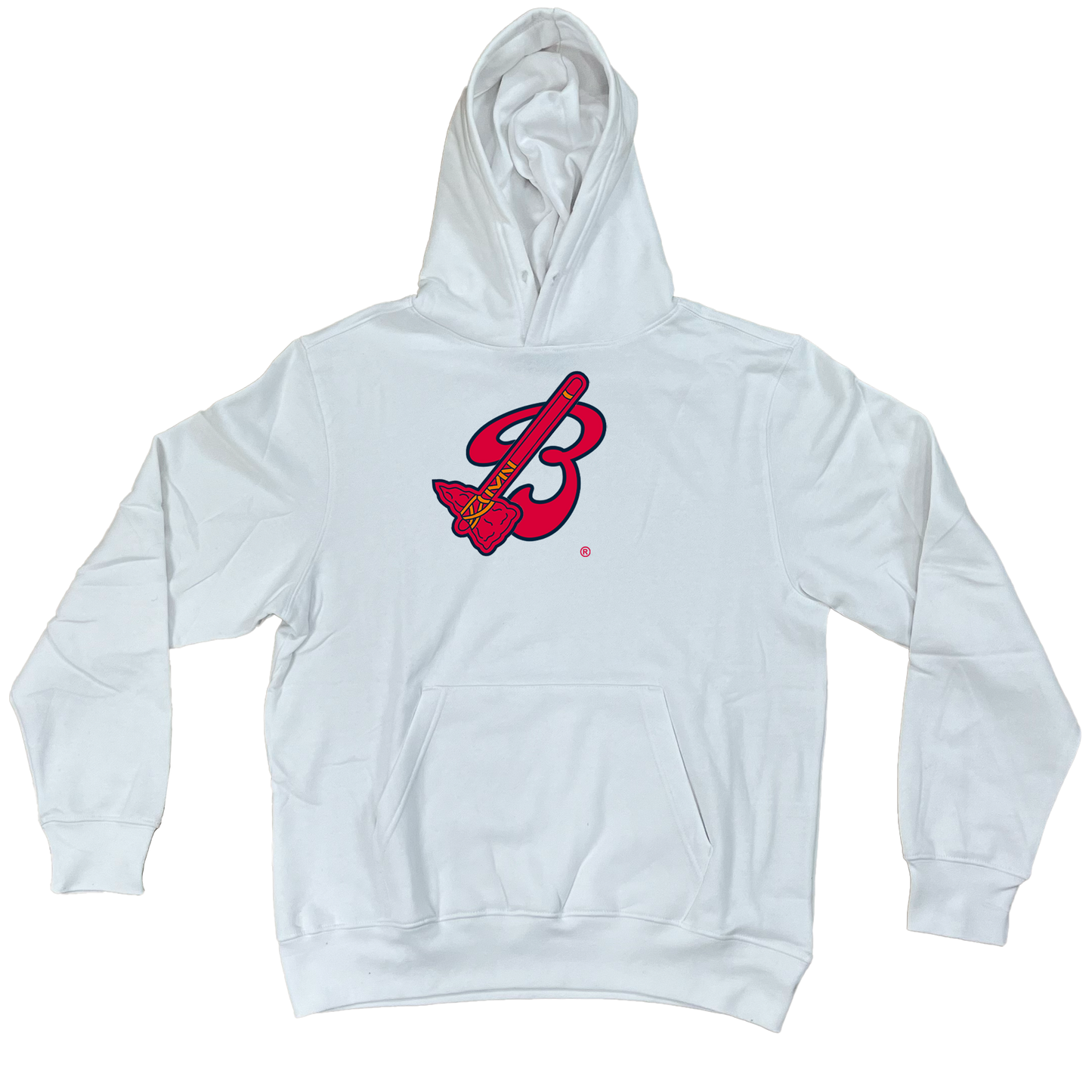 Bolted B Logo Printed Hoodie