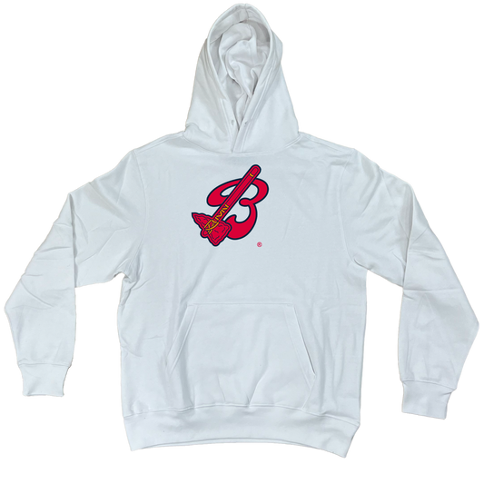 Bolted B Logo Printed Hoodie