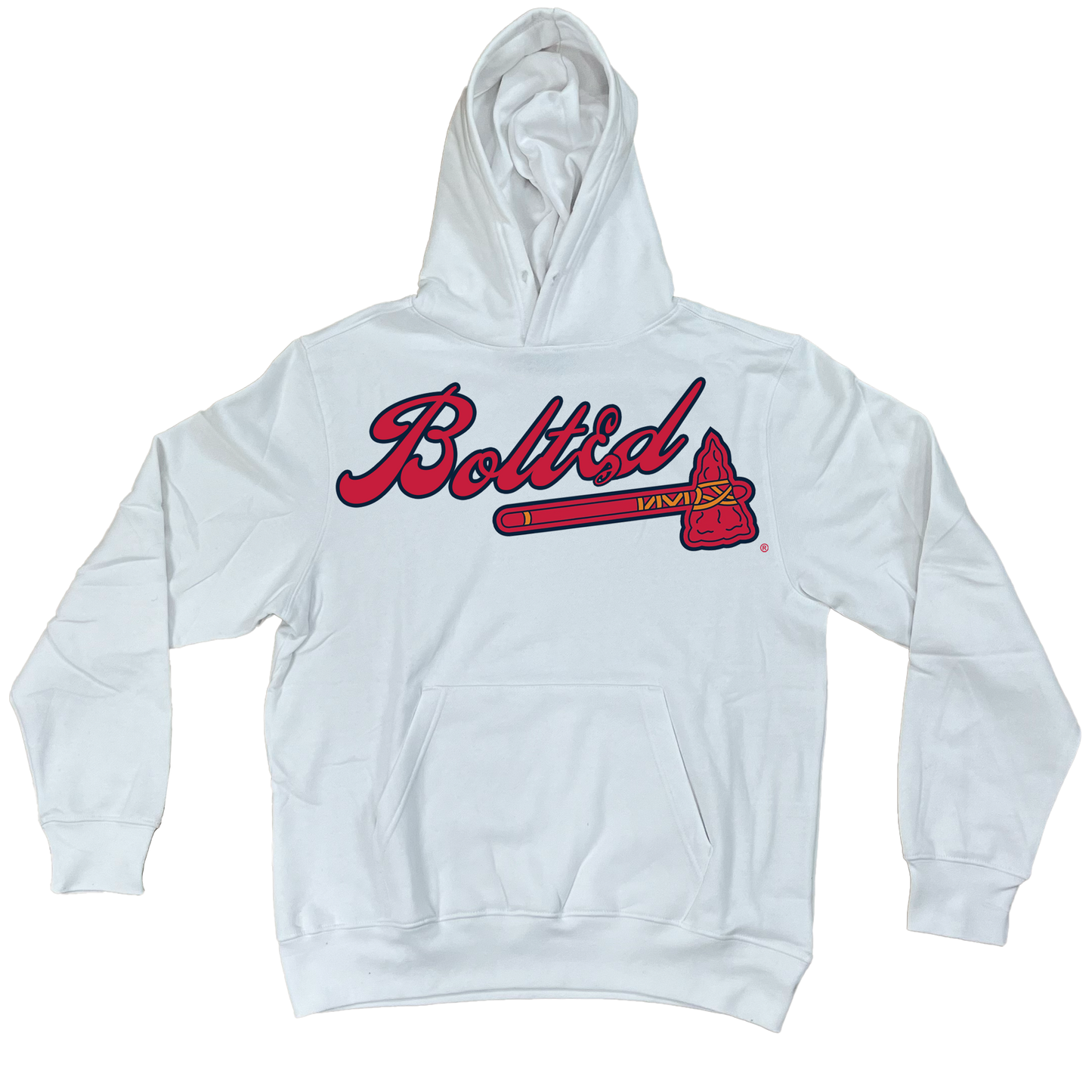 Bolted Braves Printed Hoodie