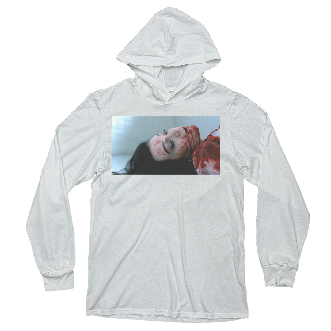 Bloody Face Hooded Long Sleeve