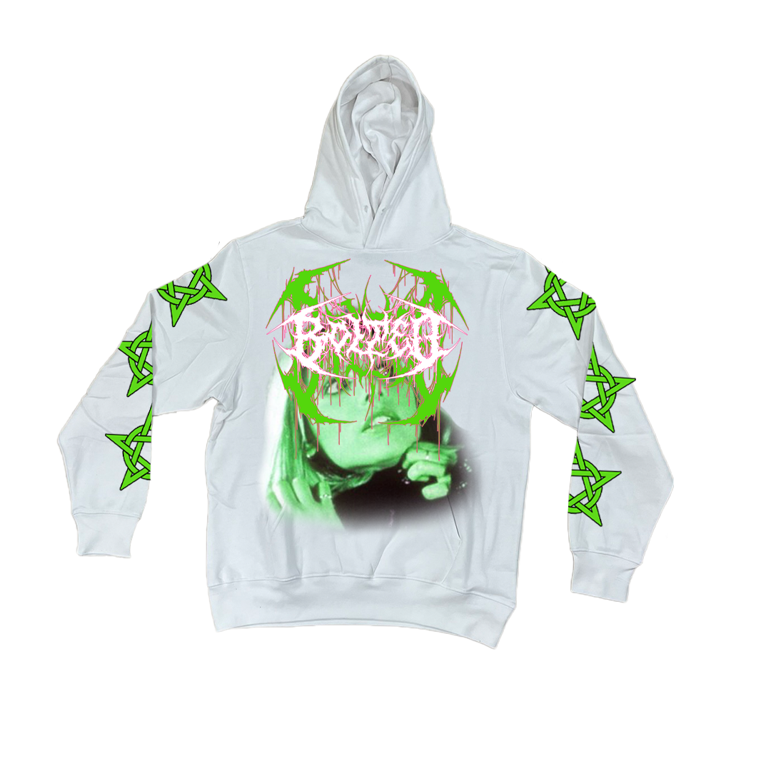 BOLTED THE BODY HOODIE WHITE