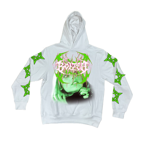 BOLTED THE BODY HOODIE WHITE