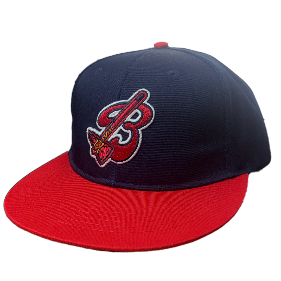 B Logo Fitted Hat