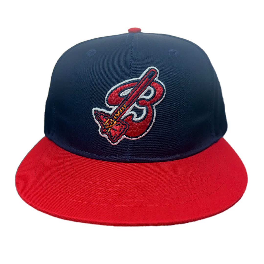 B Logo Fitted Hat