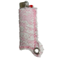 WHITE/PINK LIGHTER COVER