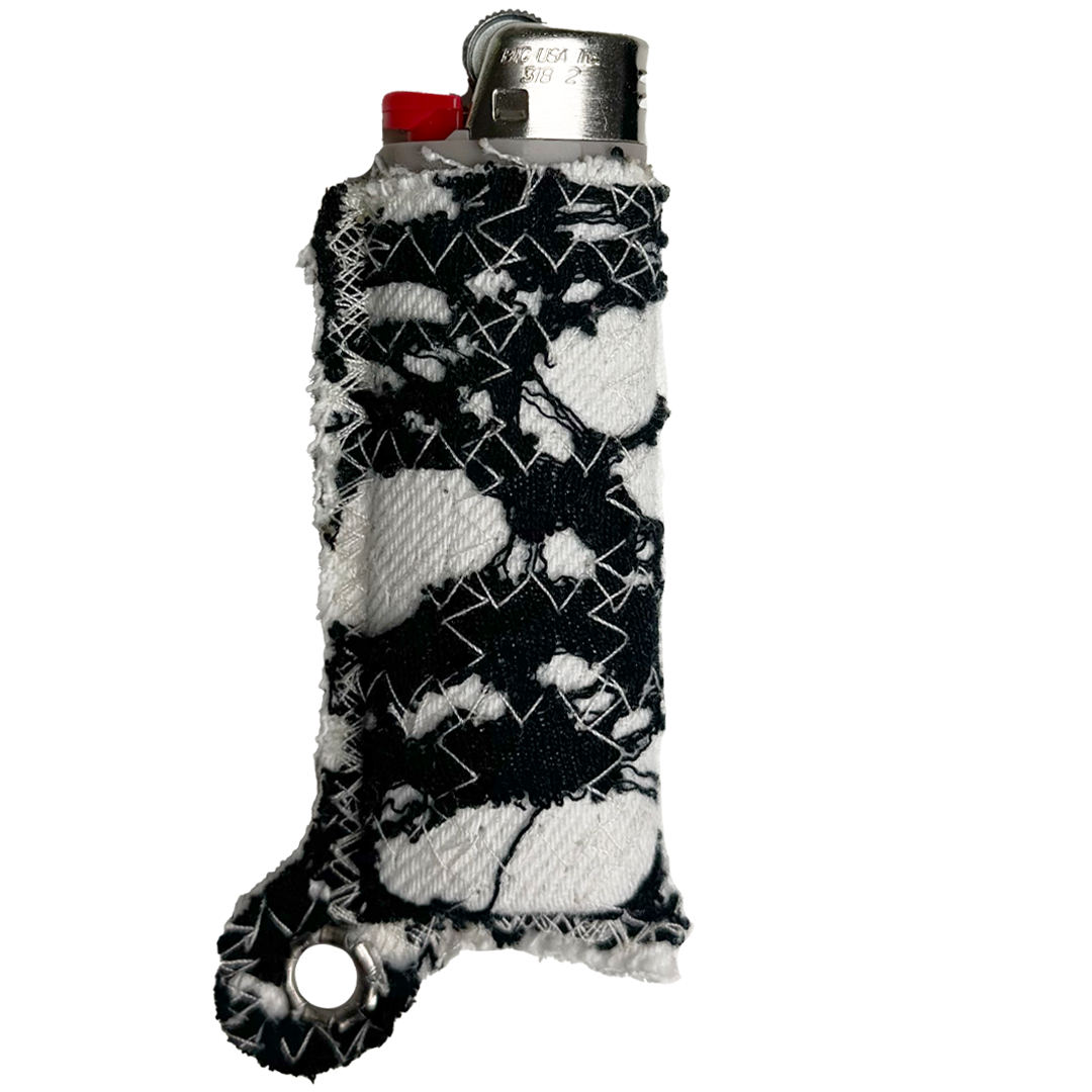 WHITE/BLACK LIGHTER COVER